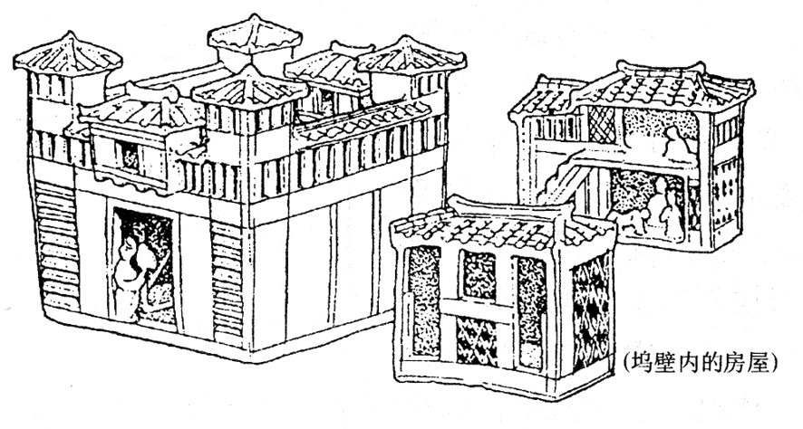 福建永定客家土楼,窑洞住宅,云南一颗印住宅,新疆维吾尔族阿以旺等